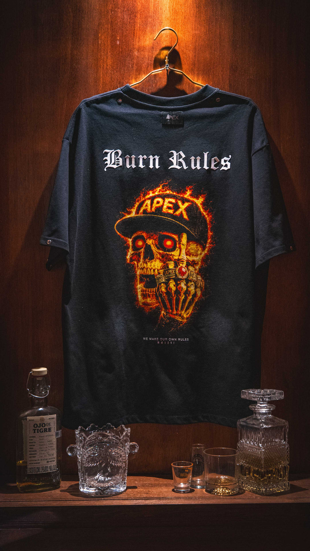BURN RULES — OVERSIZE TEE
