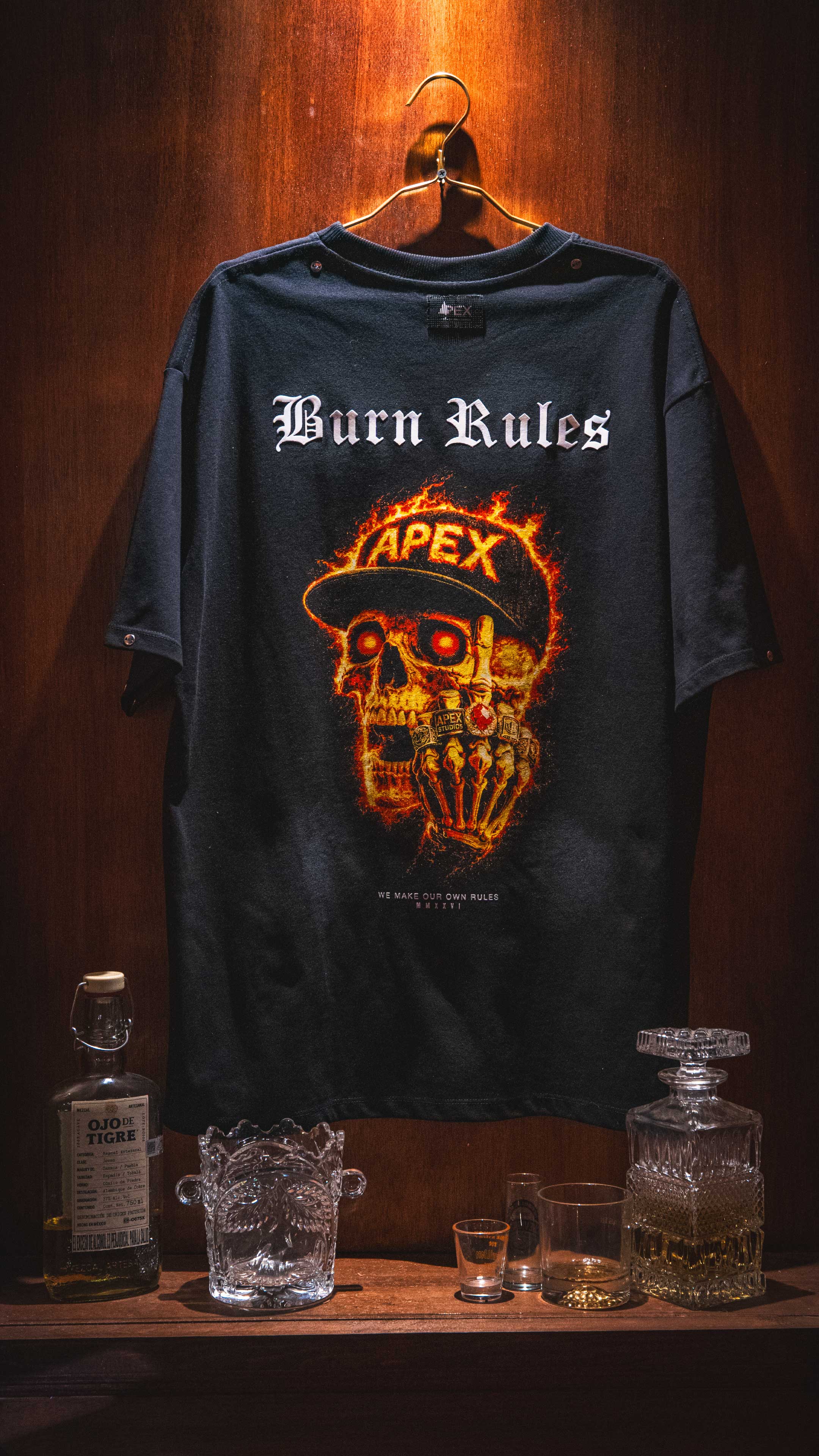 BURN RULES — OVERSIZE TEE