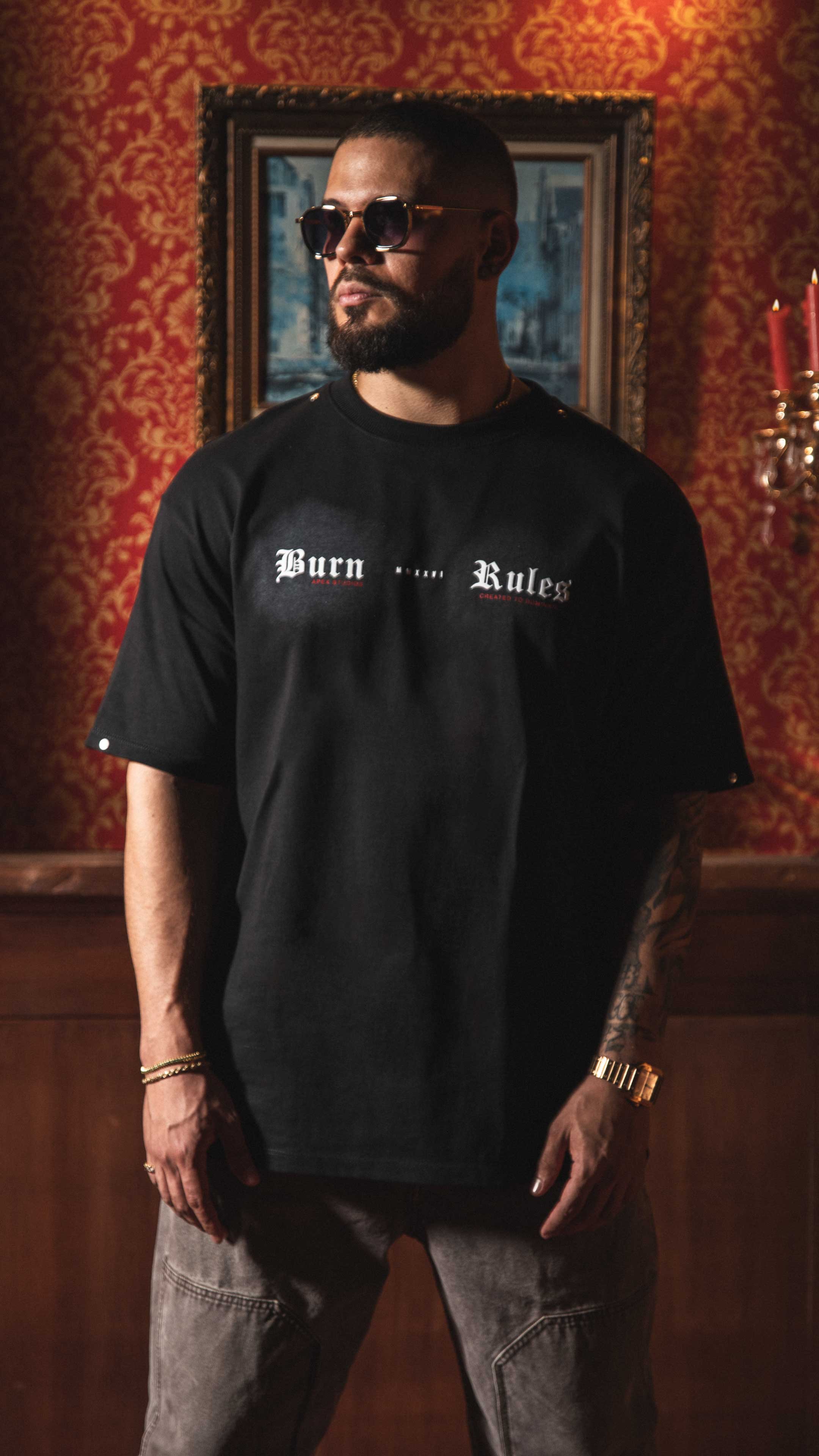 BURN RULES — OVERSIZE TEE