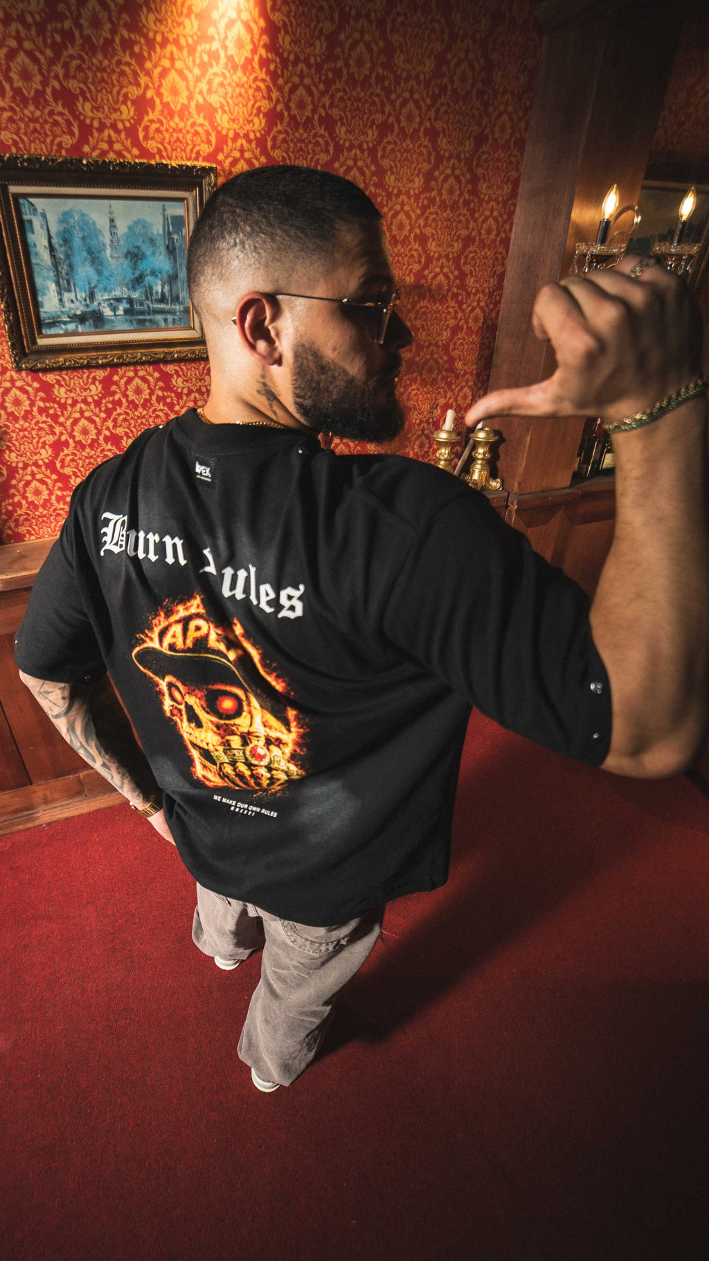 BURN RULES — OVERSIZE TEE