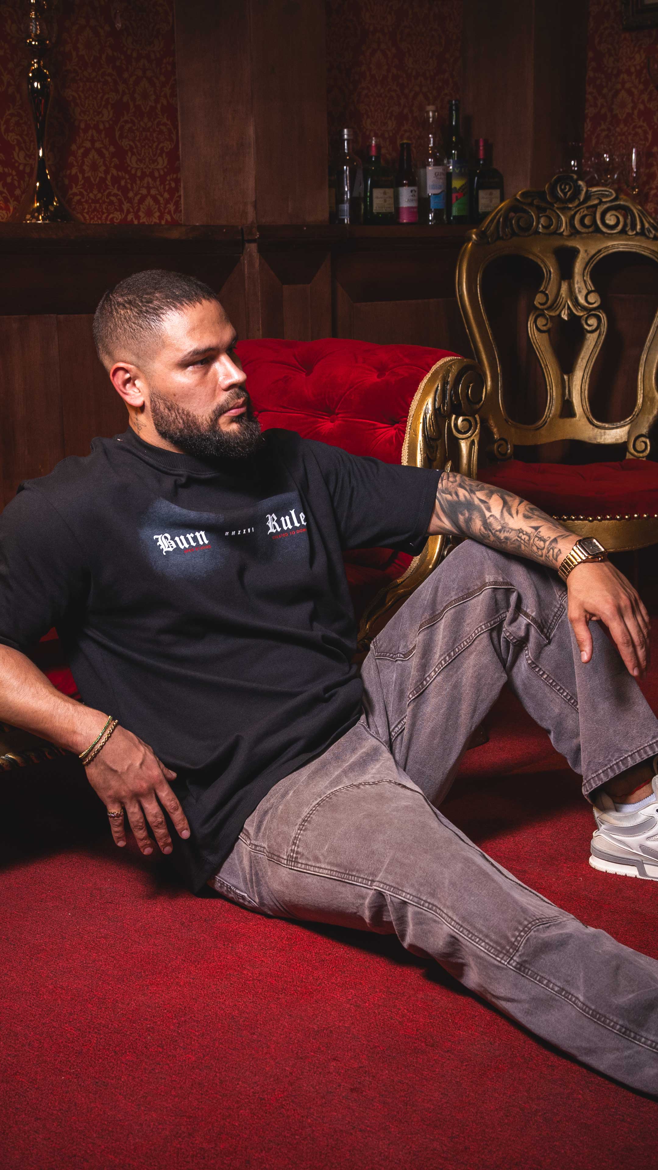 BURN RULES — OVERSIZE TEE