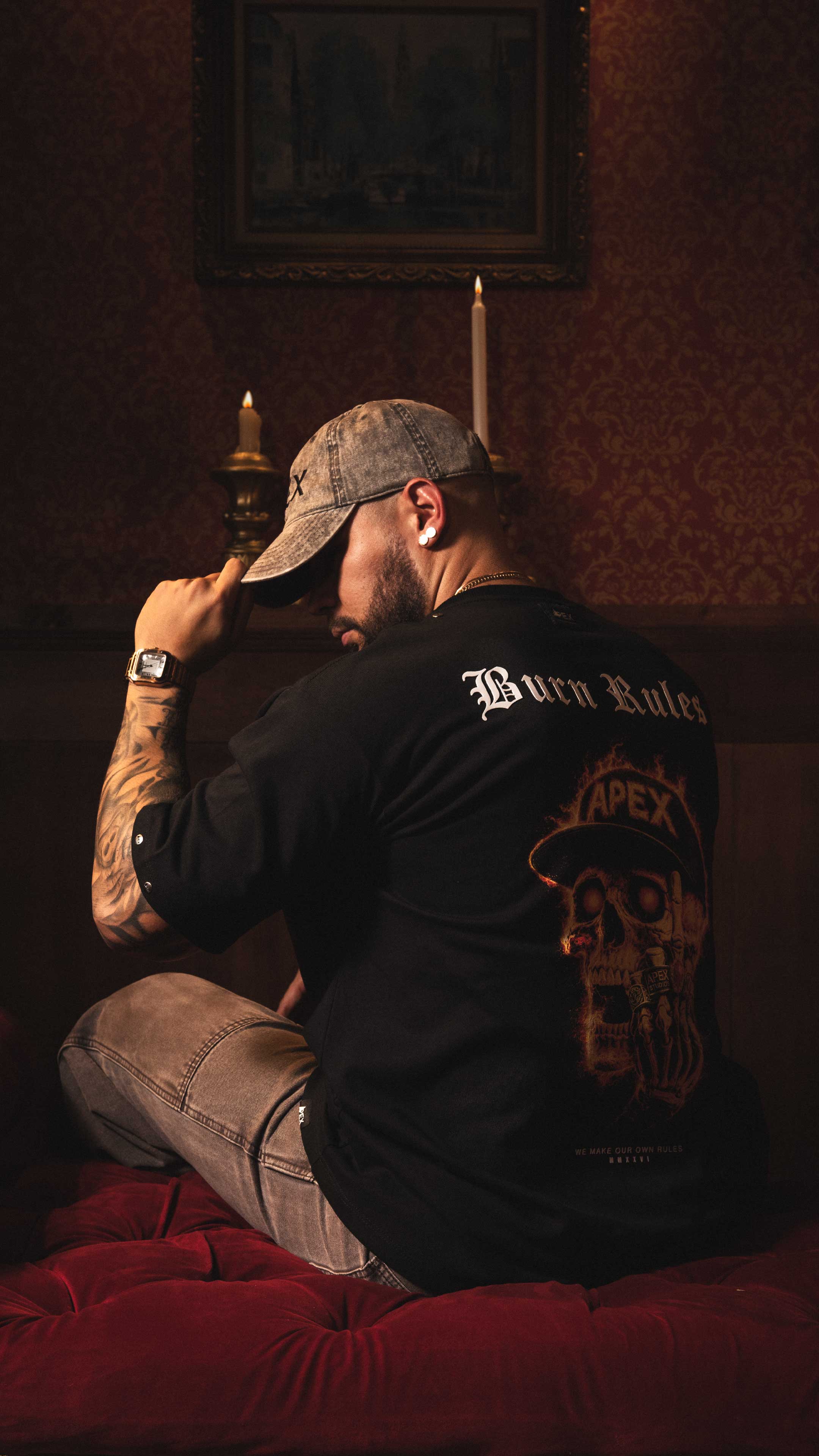 BURN RULES — OVERSIZE TEE