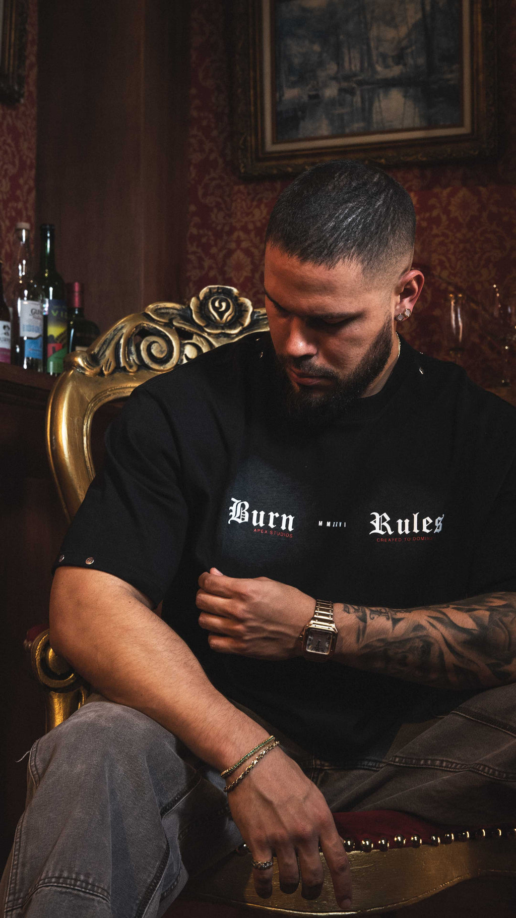 BURN RULES — OVERSIZE TEE
